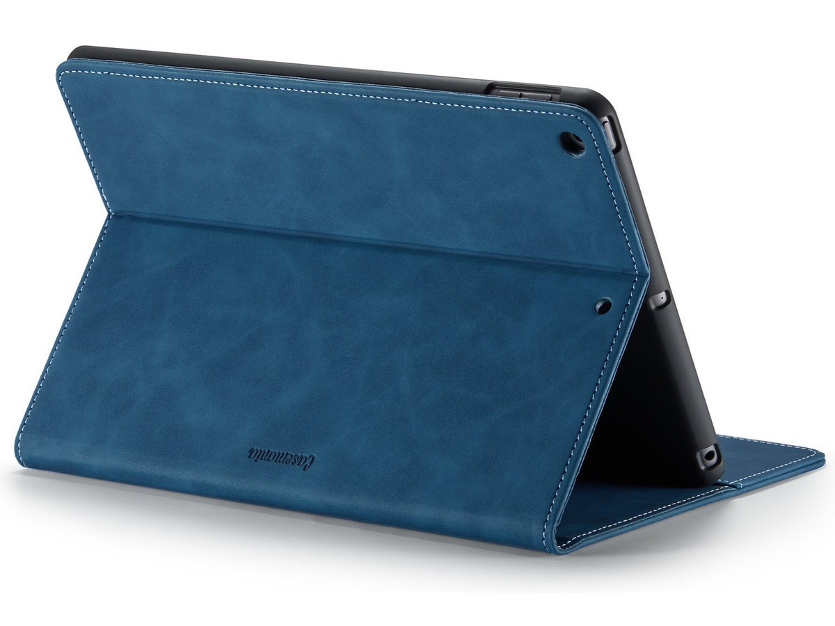 CaseMania Slim Stand Folio Case Donkerblauw - iPad Air 1 hoesje