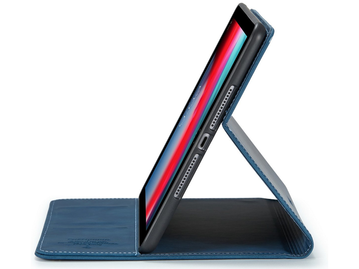 CaseMania Slim Stand Folio Case Donkerblauw - iPad Air 1 hoesje