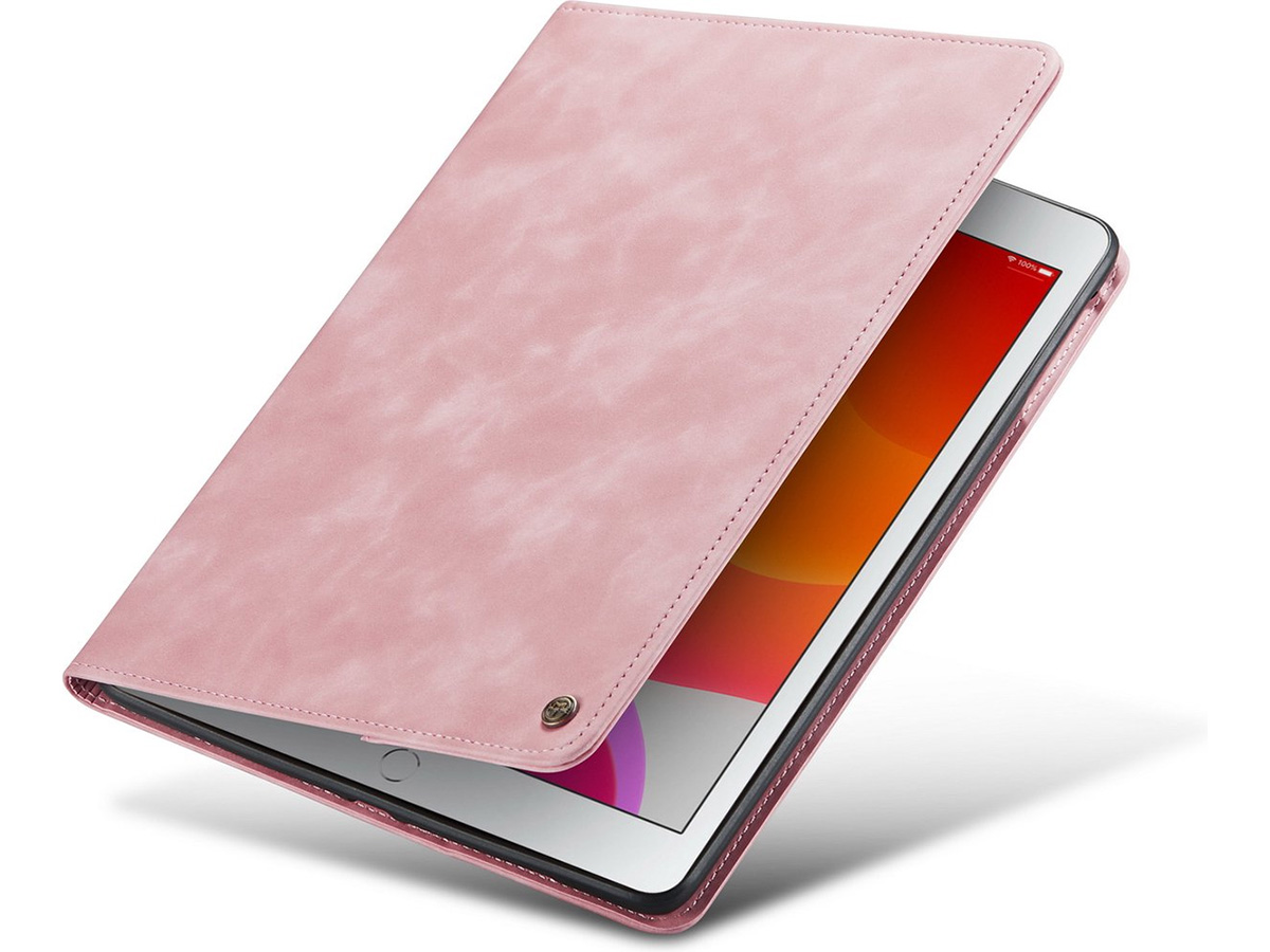 CaseMania Slim Stand Folio Case Roze - iPad Air 1 hoesje