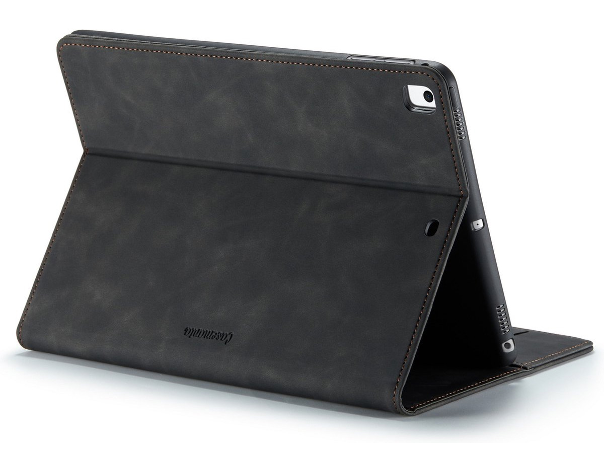 CaseMania Slim Stand Folio Case Zwart - iPad Air 1 hoesje