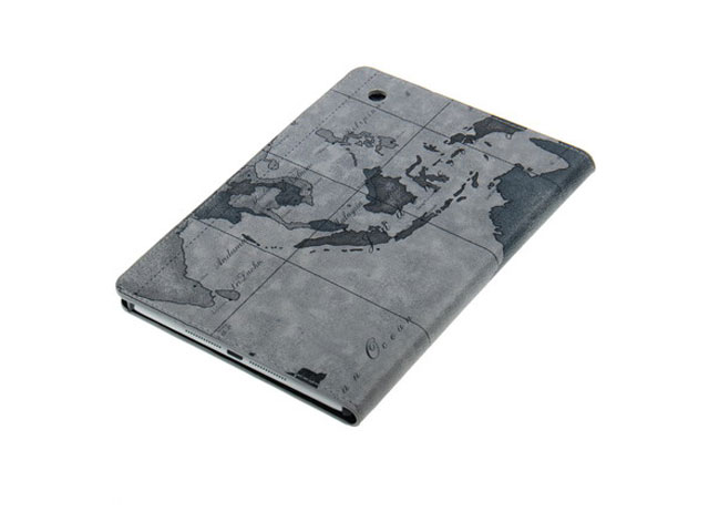 Antique World Stand Case Hoes Cover voor iPad Mini