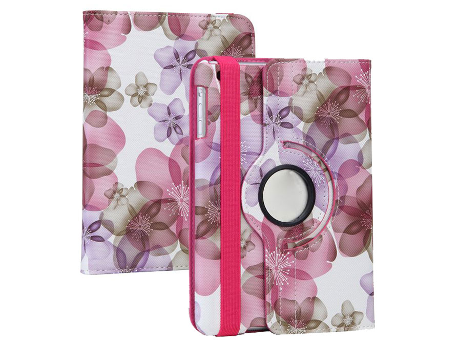Flower Swivel Stand 360 Case - iPad mini 1/2/3 hoesje