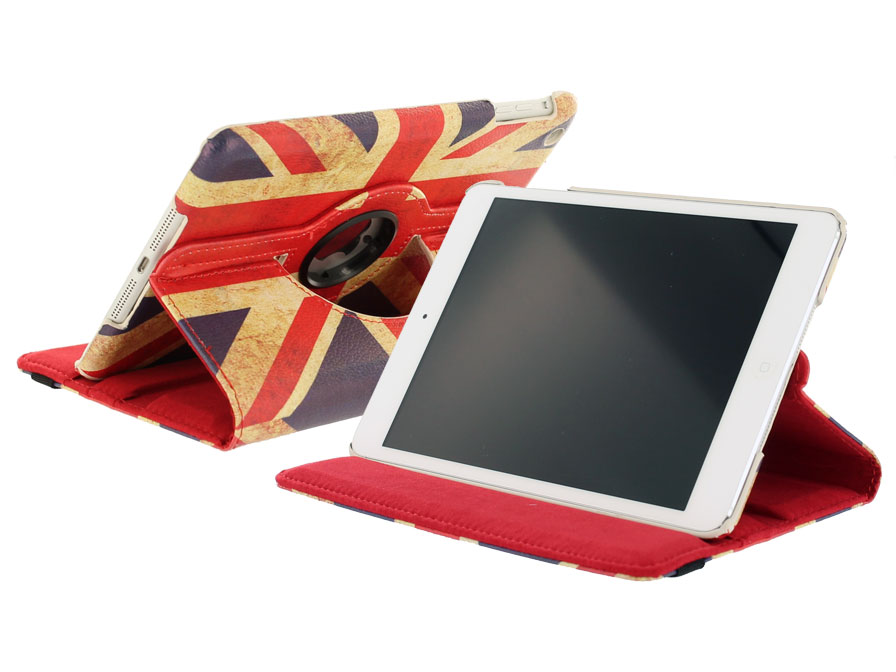Vintage GB Swivel Case - iPad mini 1/2/3 hoesje