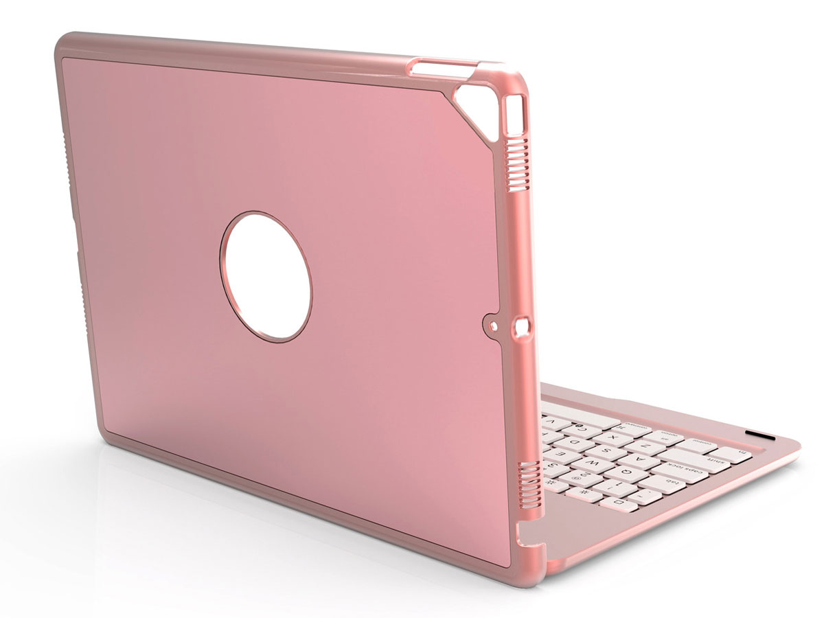 Bluetooth Toetsenbord Case Rosé - iPad 10.2 Hoesje