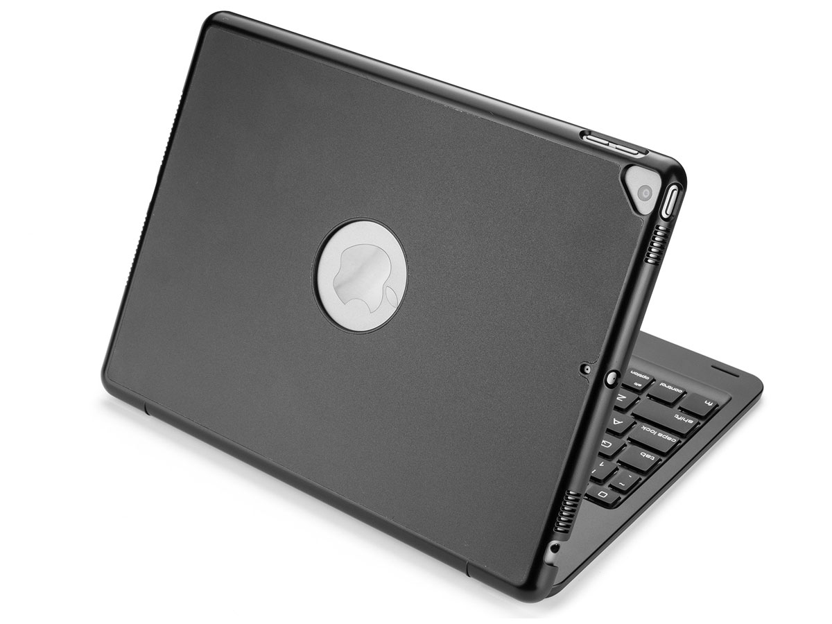 Bluetooth Toetsenbord Case Zwart - iPad 10.2 Hoesje