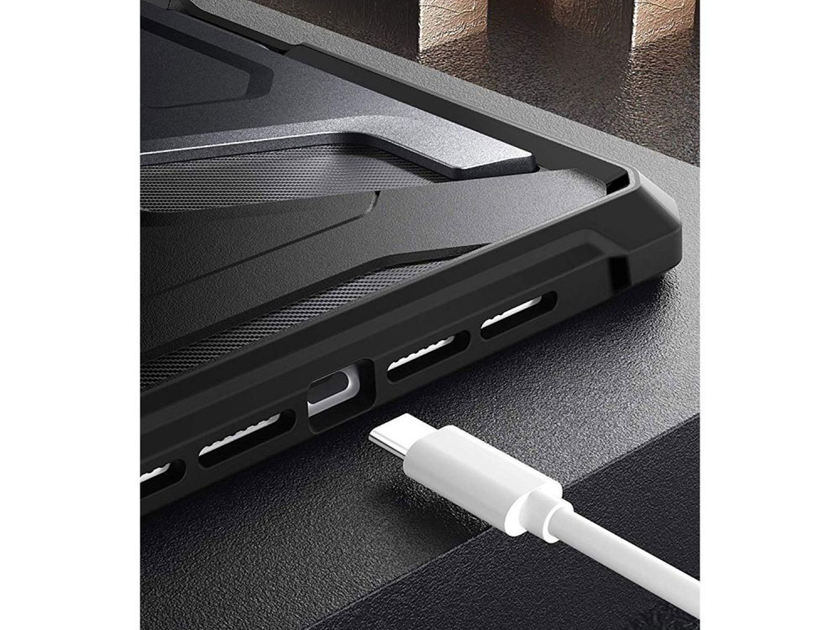 SUPCASE Case voor iPad 9.7 2018/2017 Hoes met Screenprotector [Unicorn Beetle Pro] 360 graden Beschermohoes voor iPad 9.7 inch 5e/6e Generatie 2017/2018, Zwart