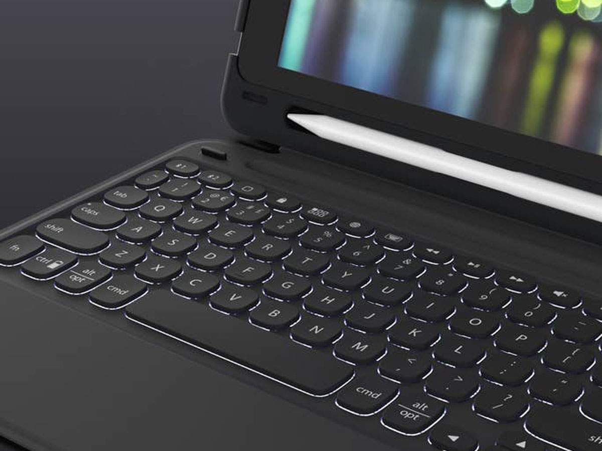 ZAGG Slim Book Go Keyboard Case AZERTY - iPad 10.2 Toetsenbord Hoesje