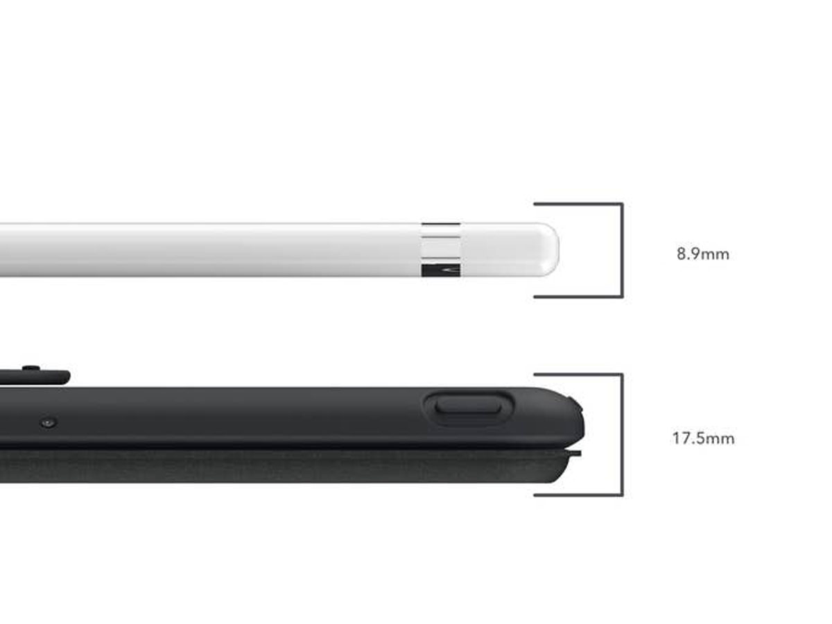 ZAGG Slim Book Go Keyboard Case AZERTY - iPad 10.2 Toetsenbord Hoesje