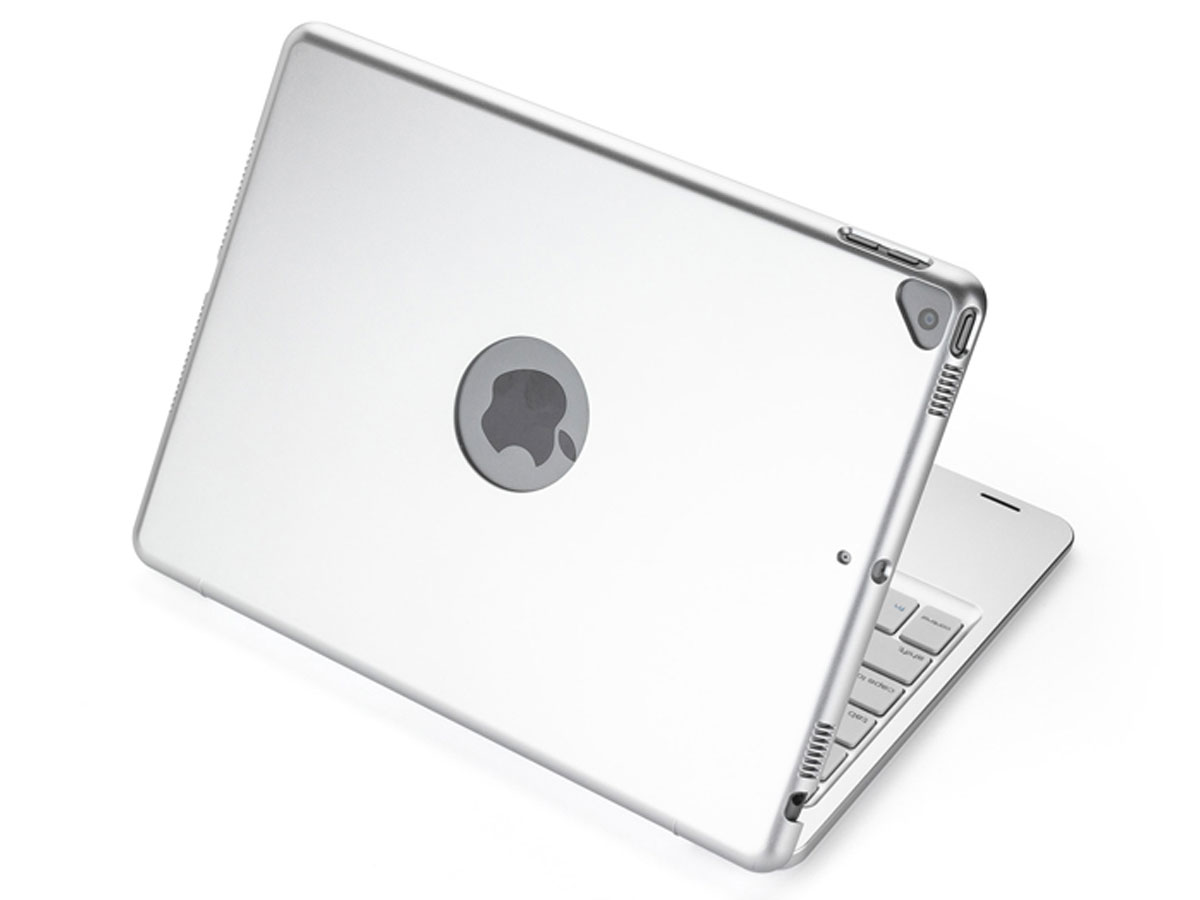 Toetsenbord Case met Trackpad Zilver QWERTY - iPad 10.2 Hoesje