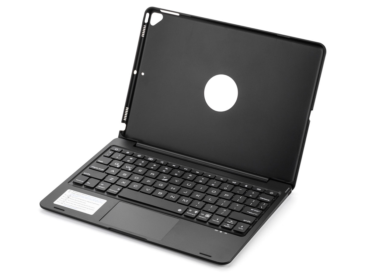 Toetsenbord Case met Trackpad Zwart QWERTY - iPad 10.2 Hoesje