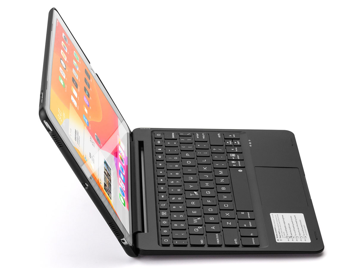 Toetsenbord Case met Muis Trackpad Zwart - iPad 10.2 Hoesje