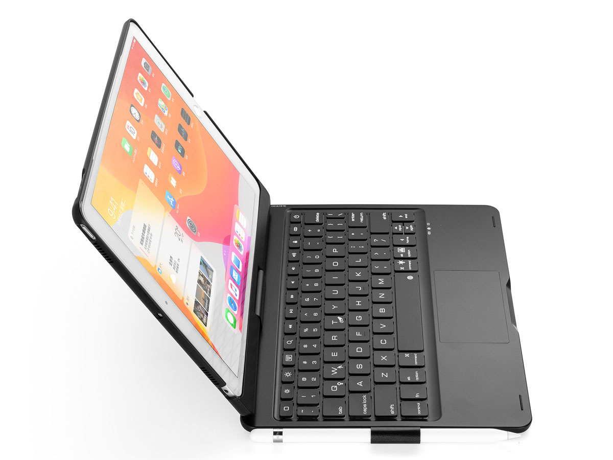 Toetsenbord Case 360 met Muis Trackpad Zwart - iPad 10.2 Hoesje