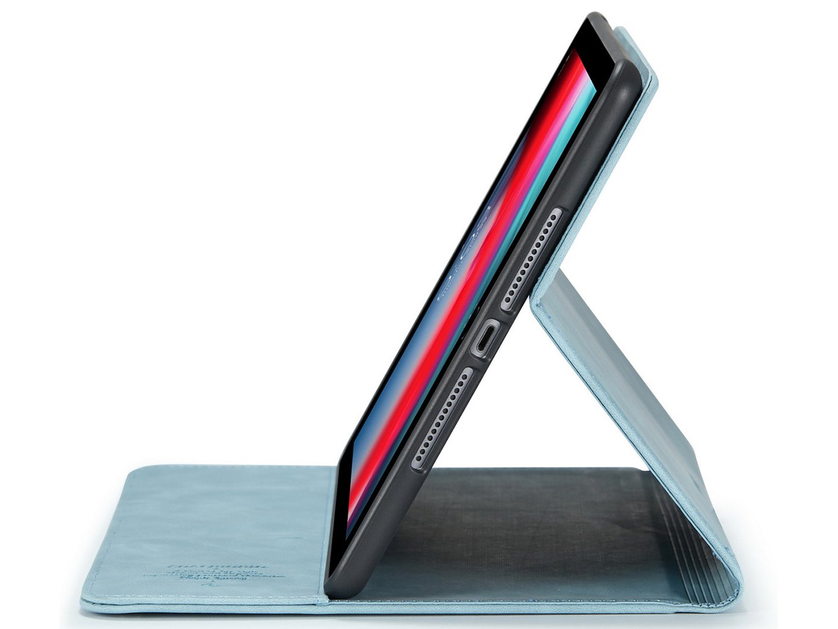 CaseMe Slim Stand Folio Case Aqua - iPad 10.2 hoesje