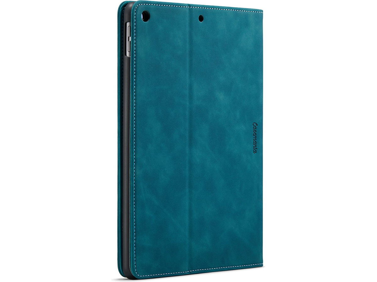 CaseMania Slim Stand Folio Case Donkergroen - iPad 10.2 hoesje