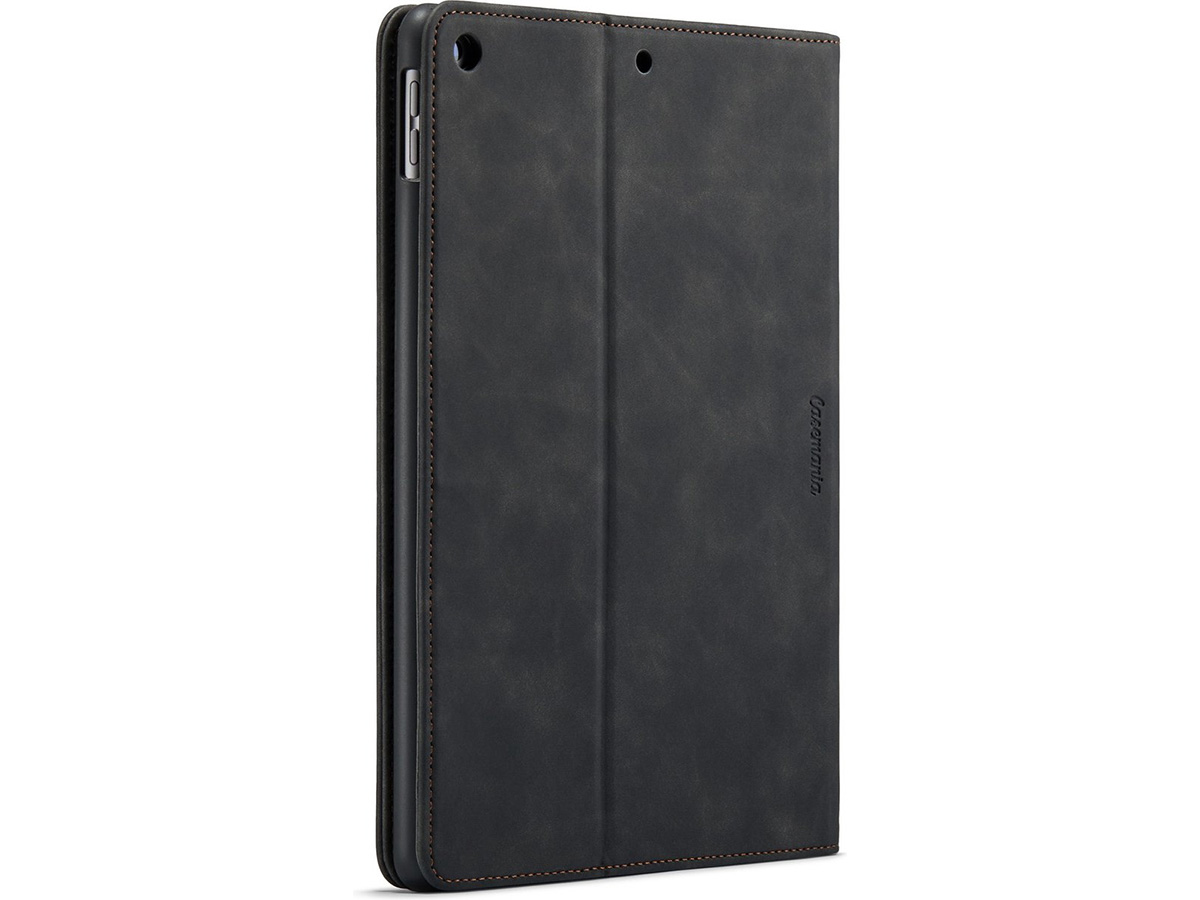 CaseMania Slim Stand Folio Case Zwart - iPad 10.2 hoesje