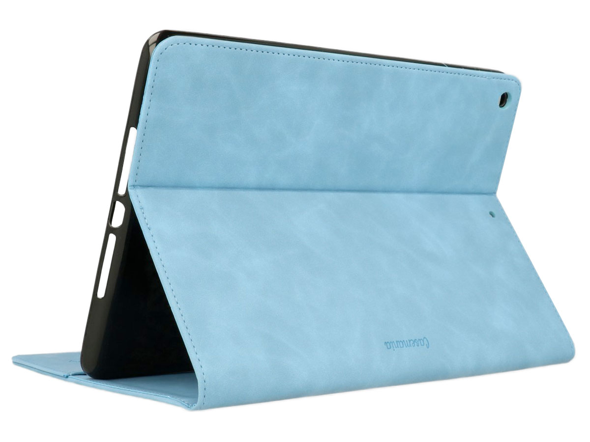 CaseMe Slim Stand Folio Case Lichtblauw - iPad 10.2 hoesje