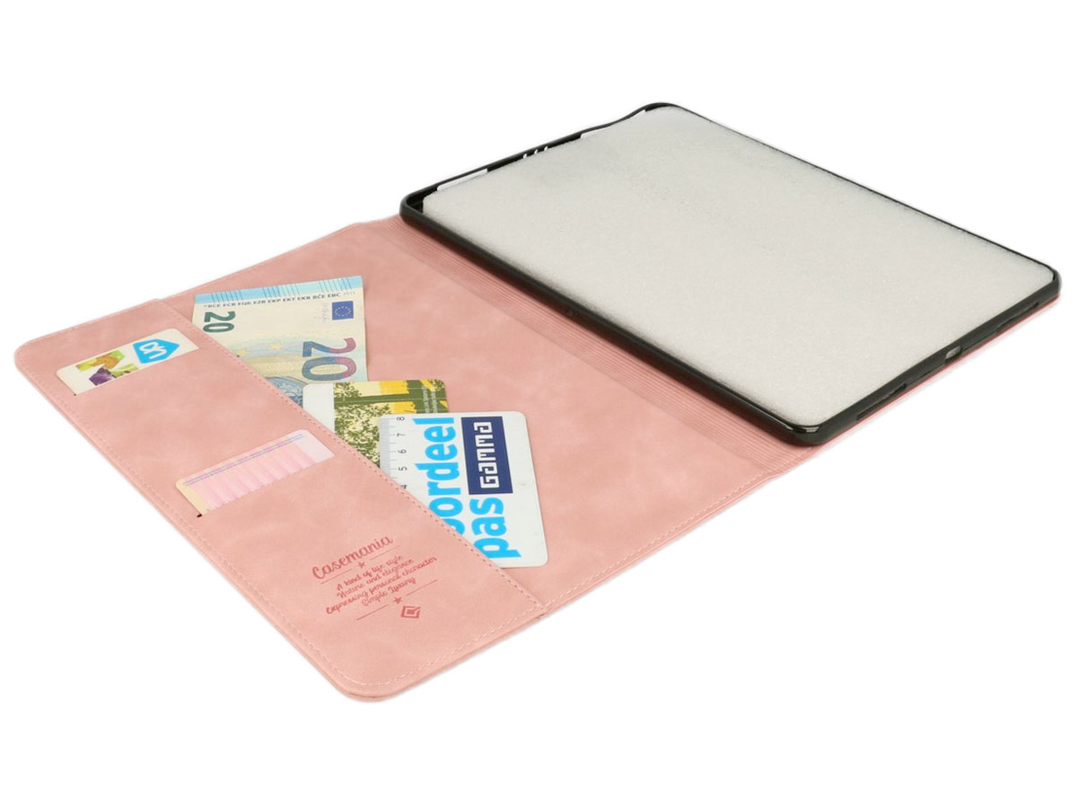 CaseMe Slim Stand Folio Case Roze - iPad 10.2 hoesje