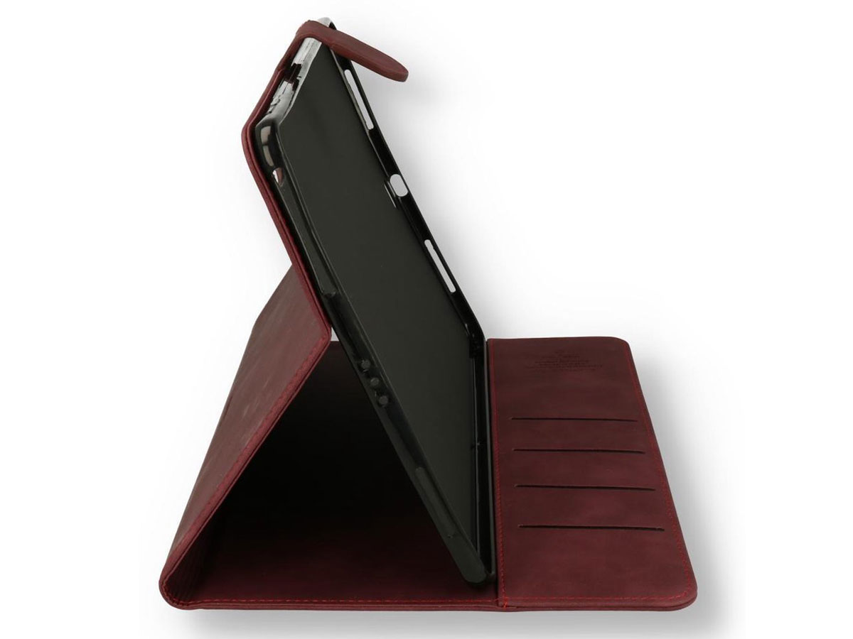 CaseMe Stand Folio Case Rood - iPad 10.2 hoesje