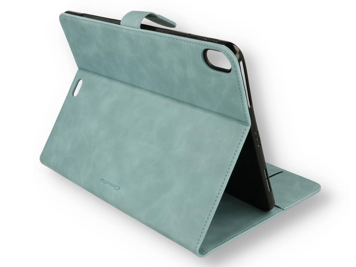 CaseMania Stand Folio Case Mint Groen - iPad 10.2 hoesje