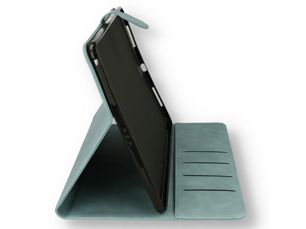 CaseMania Stand Folio Case Mint Groen - iPad 10.2 hoesje