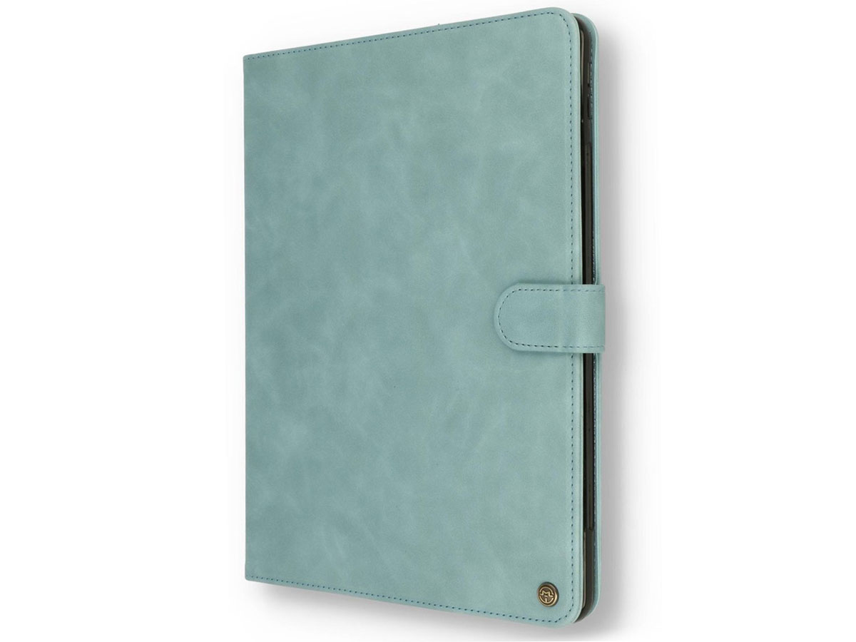 CaseMania Stand Folio Case Mint Groen - iPad 10.2 hoesje