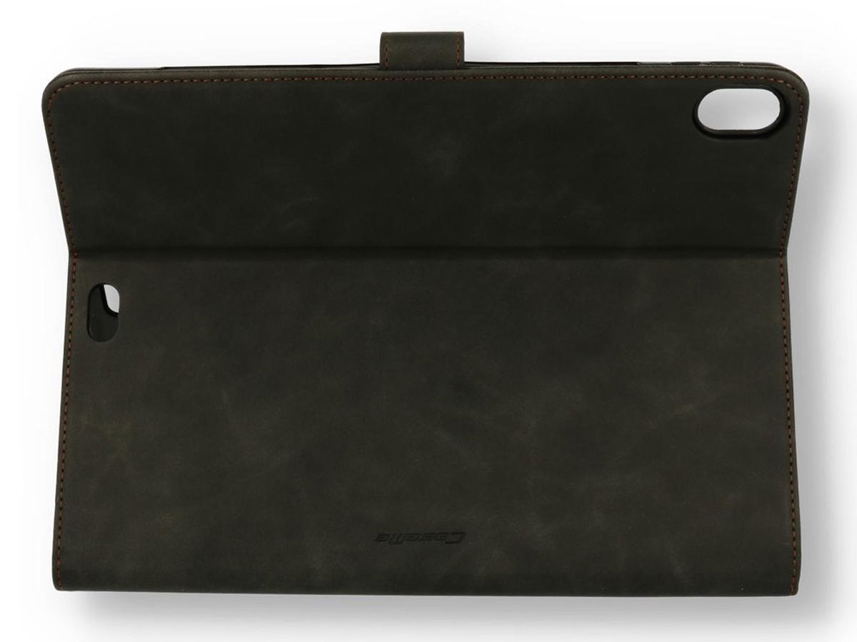 CaseMania Stand Folio Case Zwart - iPad 10.2 hoesje