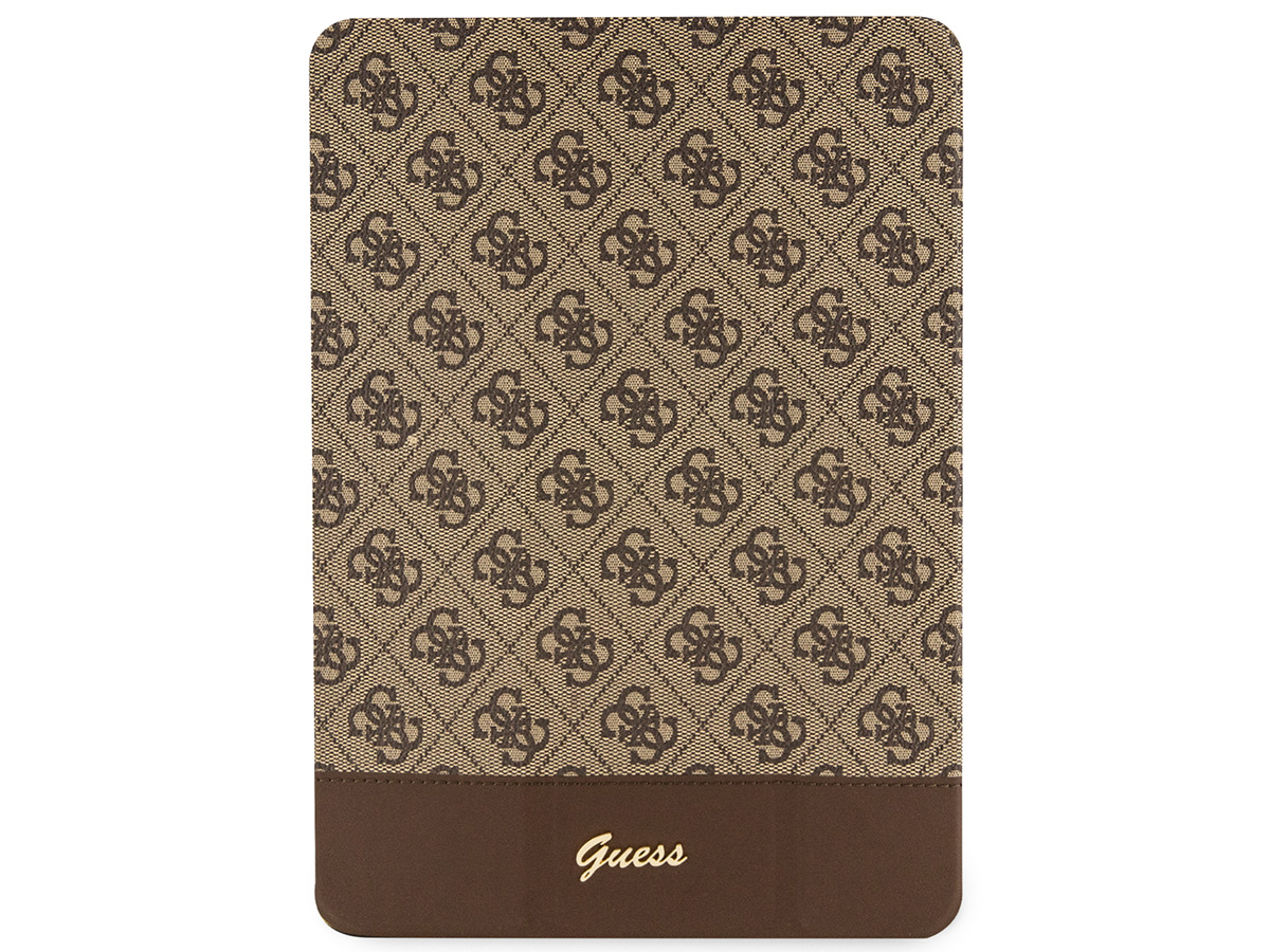 Guess 4G Monogram Folio Case Bruin - iPad 10.2 hoesje