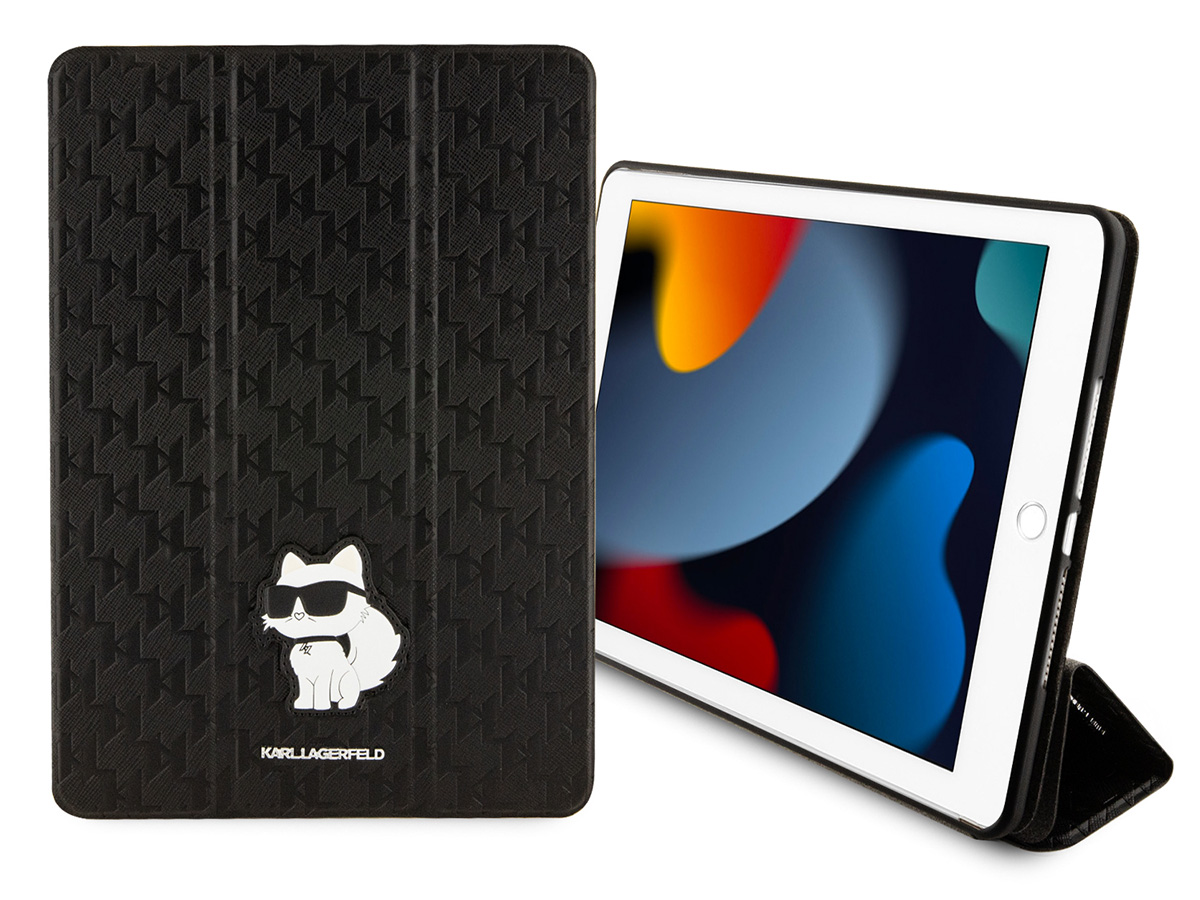 Karl Lagerfeld Choupette Monogram Folio Case - iPad 10.2 hoesje