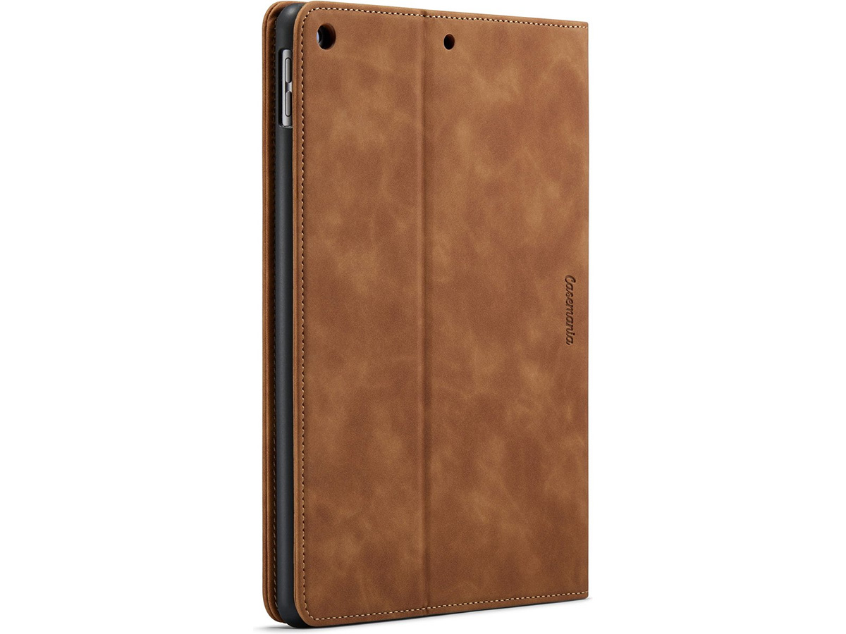 CaseMe Slim Stand Folio Case Cognac - iPad 10 (2022) hoesje