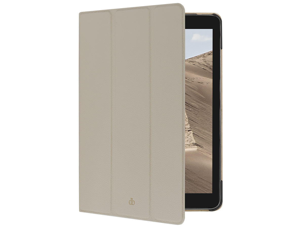 dbramante1928 Milan Folio Beige Leer - iPad 10 (2022) hoesje
