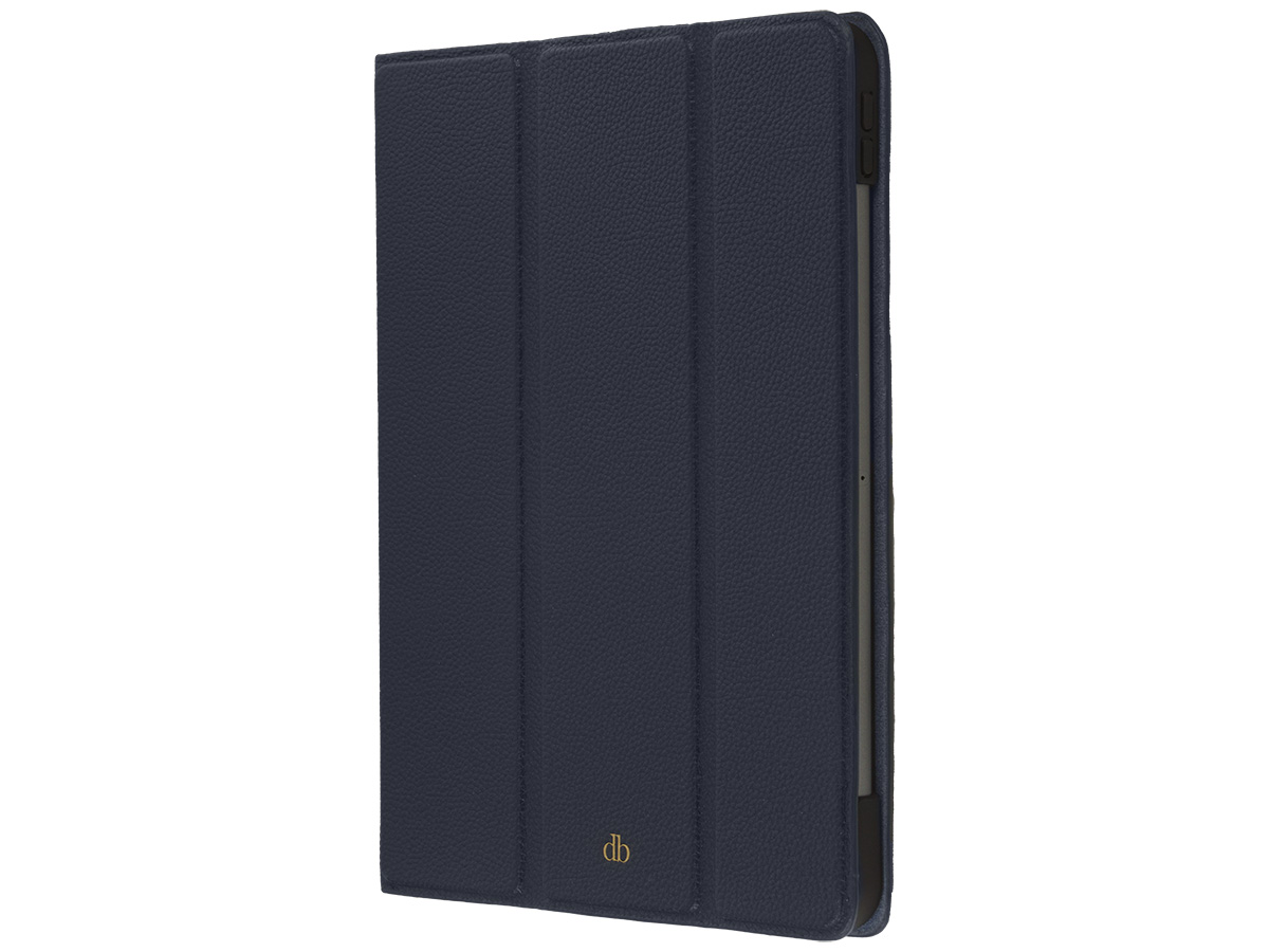 dbramante1928 Milan Folio Donkerblauw Leer - iPad 10 (2022) hoesje