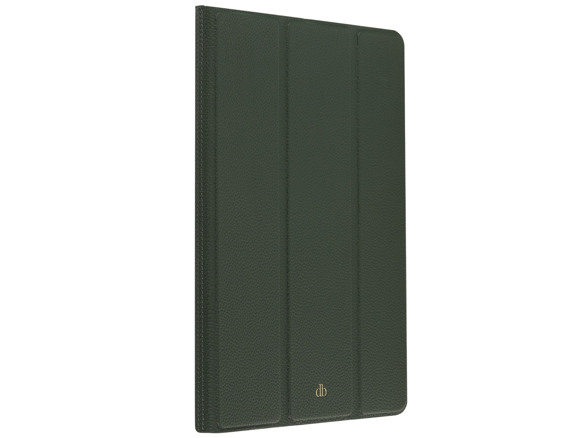 dbramante1928 Milan Folio Donkergroen Leer - iPad 10 (2022) hoesje