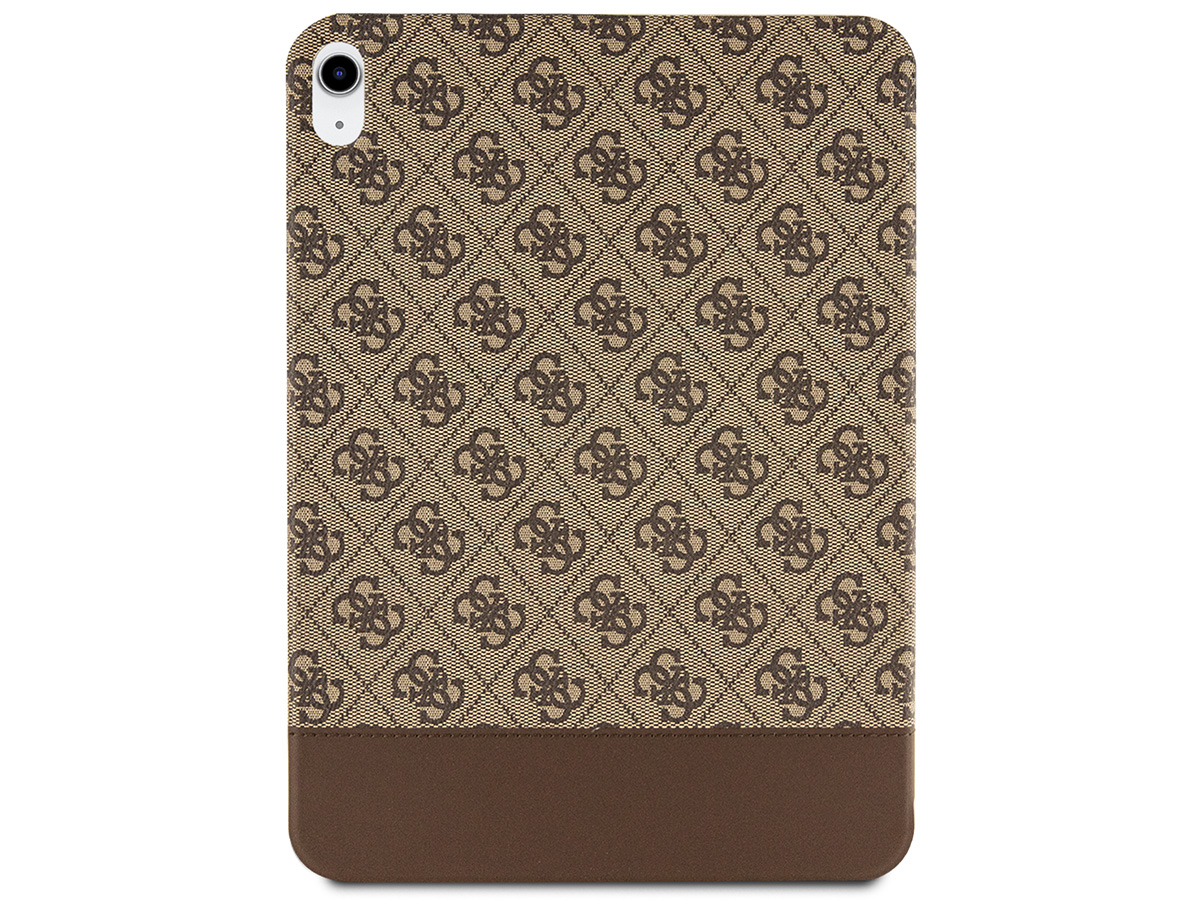 Guess 4G Monogram Folio Case Bruin - iPad 10 (10.9) hoesje