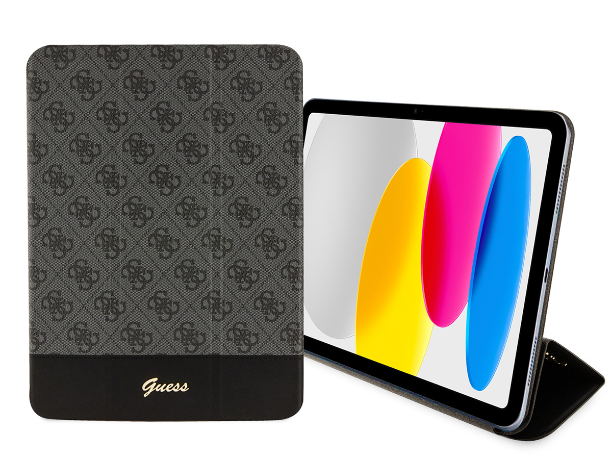 Guess 4G Monogram Folio Case Grijs - iPad 10 (10.9) hoesje