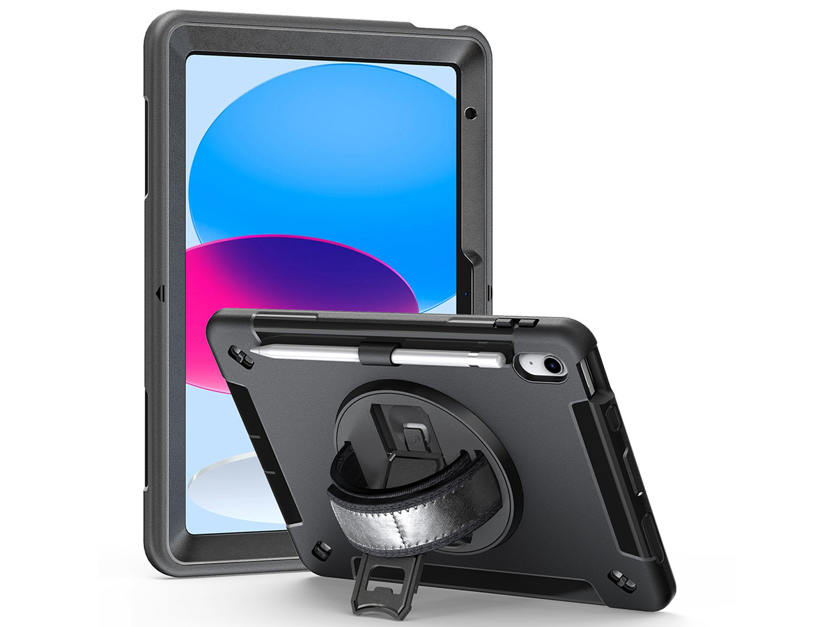 Airstrap Handvat Case - Rugged iPad 10 (2022) Hoes