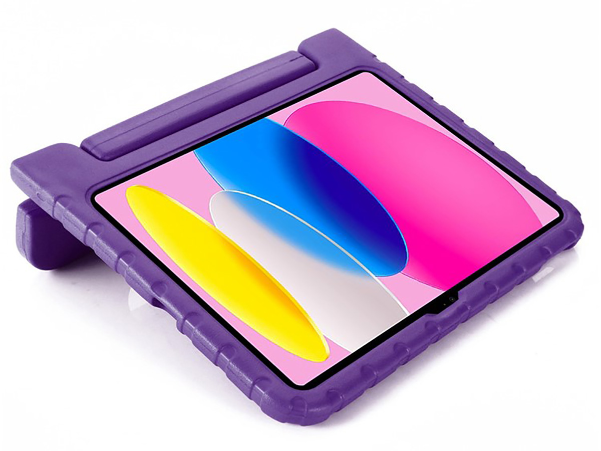 Kinderhoes Kids Proof Case Paars - Kinder iPad 10 (2022) Hoesje
