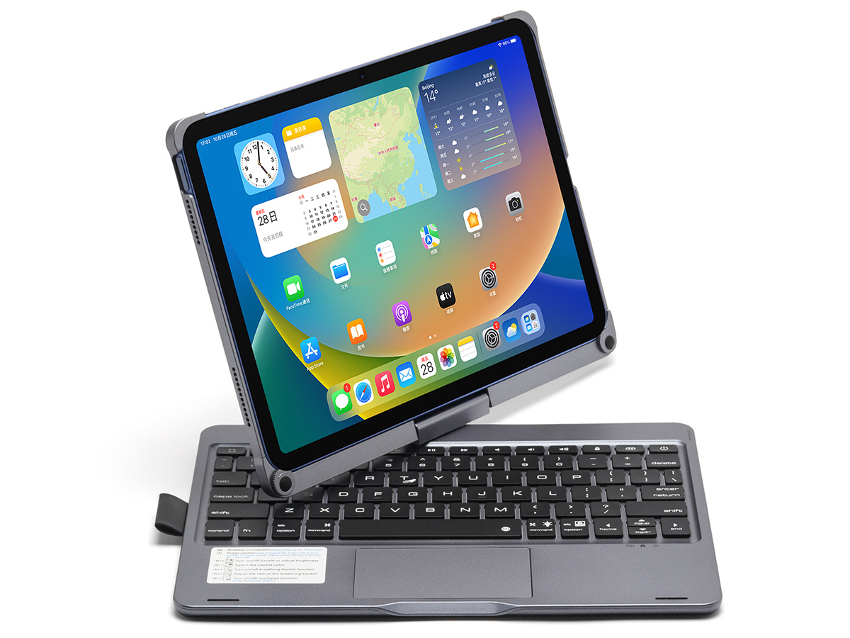 iPad 10 Toetsenbord Case TrackPad Muis 360°