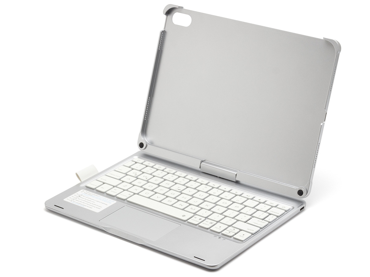 Toetsenbord Case 360 met Muis Trackpad Zilver - iPad 10.9 2022 Hoesje