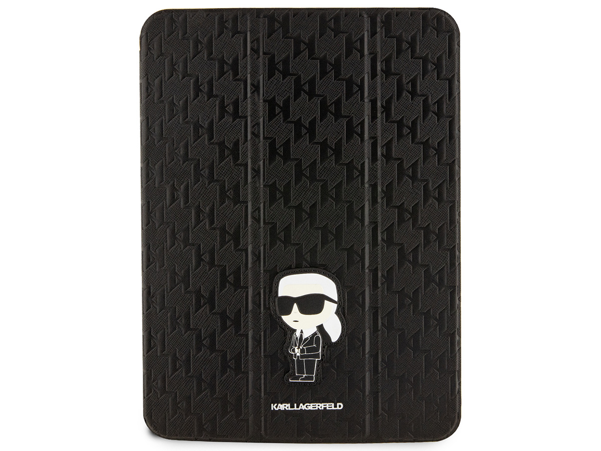 Karl Lagerfeld Ikonik Monogram Folio Case - iPad 10 (10.9) hoesje