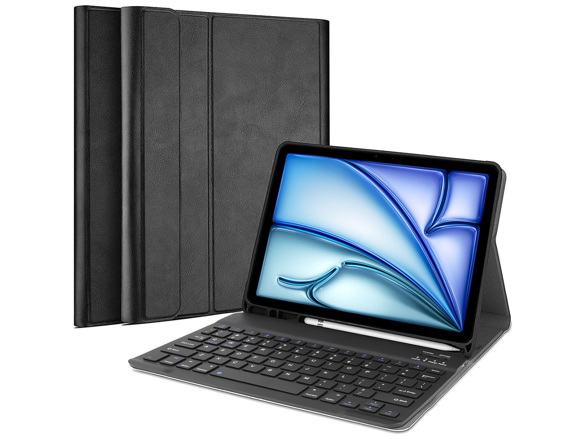 Bluetooth Keyboard Case QWERTY - iPad 11/10.9 Toetsenbord Hoesje
