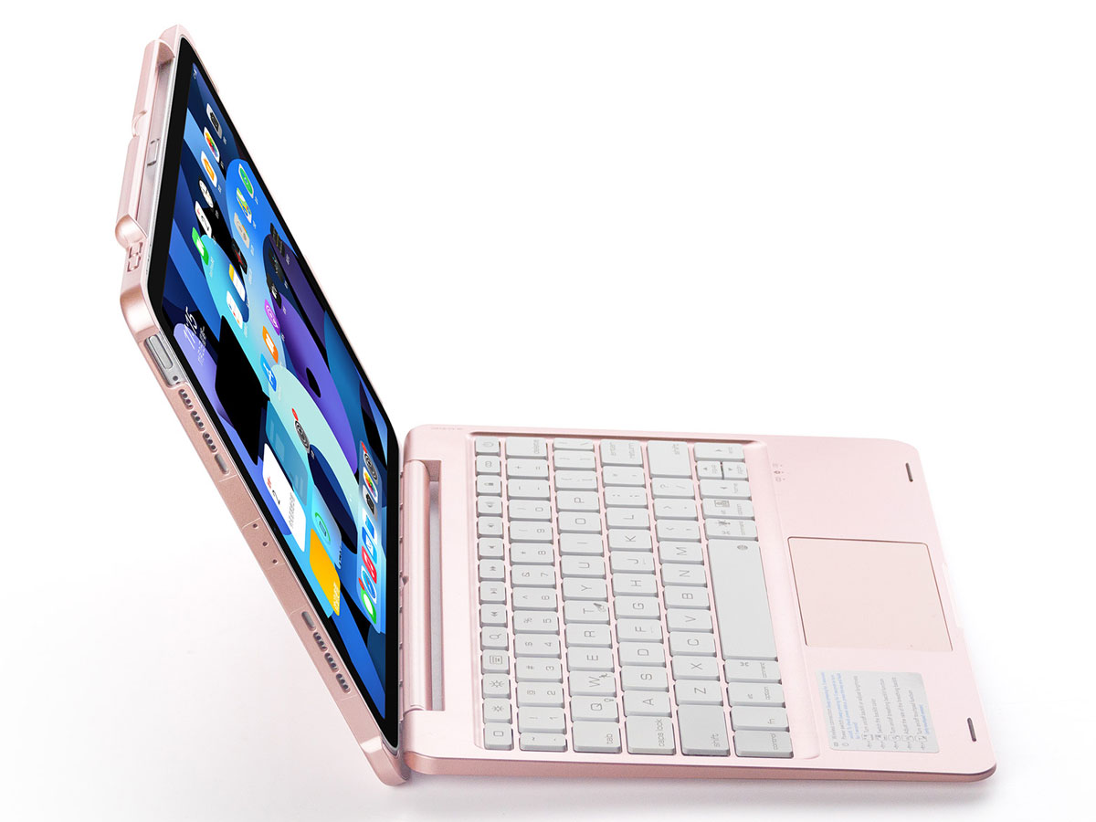 Toetsenbord Case met Muis Trackpad Roze - iPad Air 4/5 Hoesje