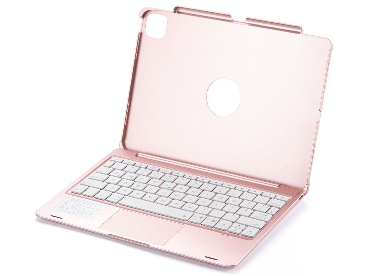 Toetsenbord Case met Muis Trackpad Roze - iPad Air 4/5 Hoesje