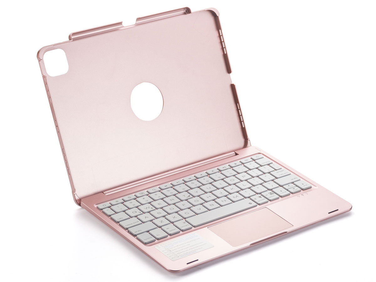 Toetsenbord Case met Muis Trackpad Roze - iPad Air 4/5 Hoesje