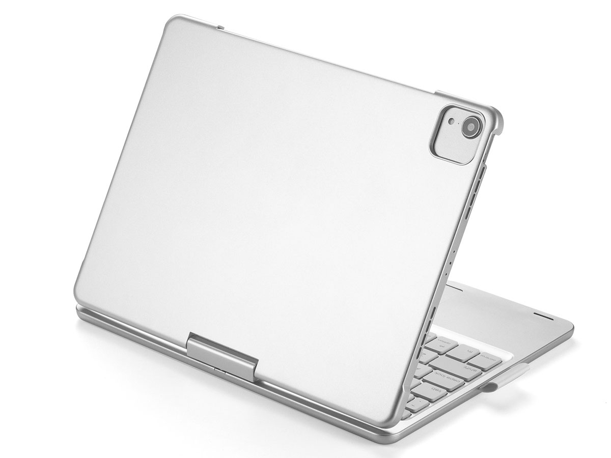 Toetsenbord Case 360 met Muis Trackpad Zilver - iPad Pro 11 Hoesje