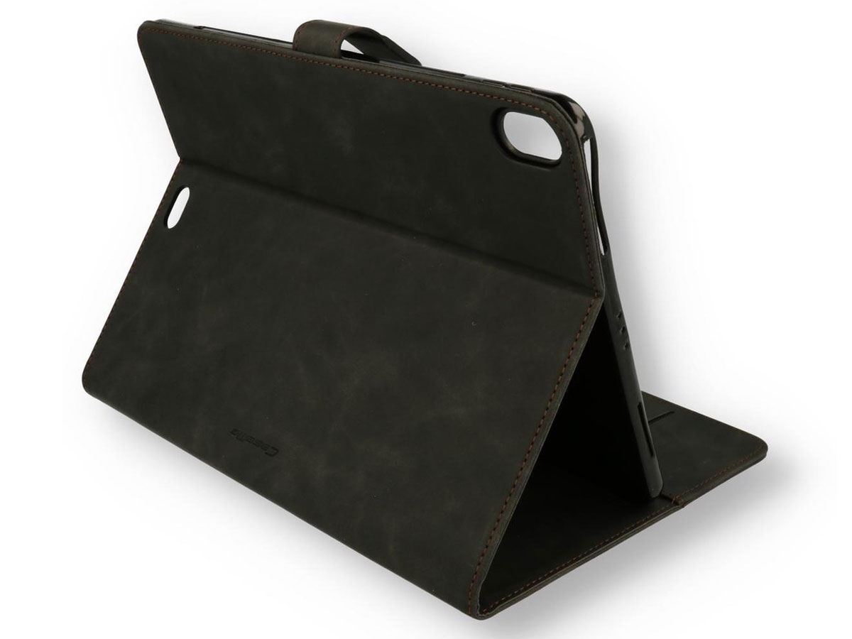 CaseMe Stand Folio Case Zwart - iPad Air 4/5 hoesje