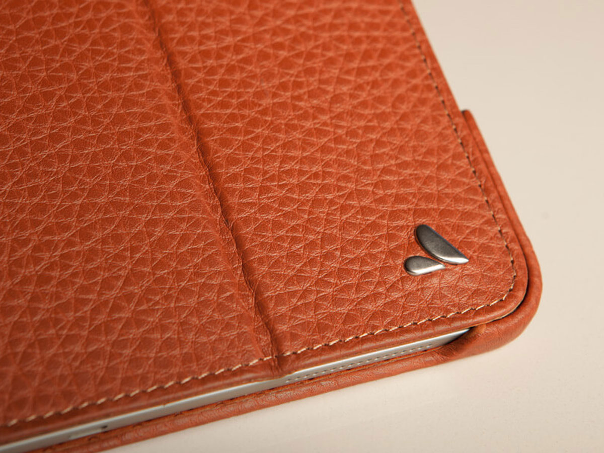 Vaja Libretto Leather Case Cognac - iPad Air 4/5 Hoesje Leer