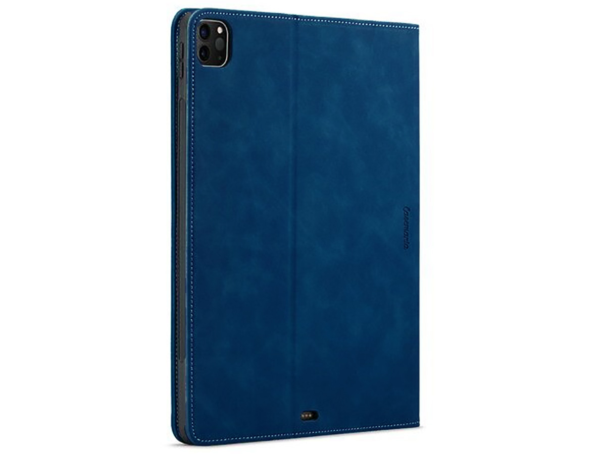 CaseMania Slim Stand Folio Case Donkerblauw - iPad Air 4/5 hoesje