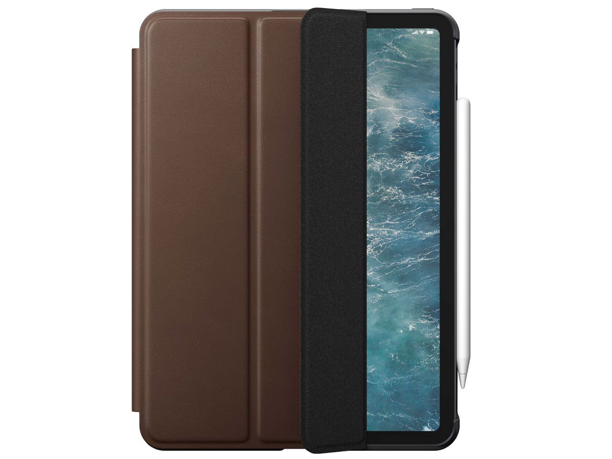 Nomad Modern Leather Folio Bruin - Leren iPad Air 4/5 hoesje