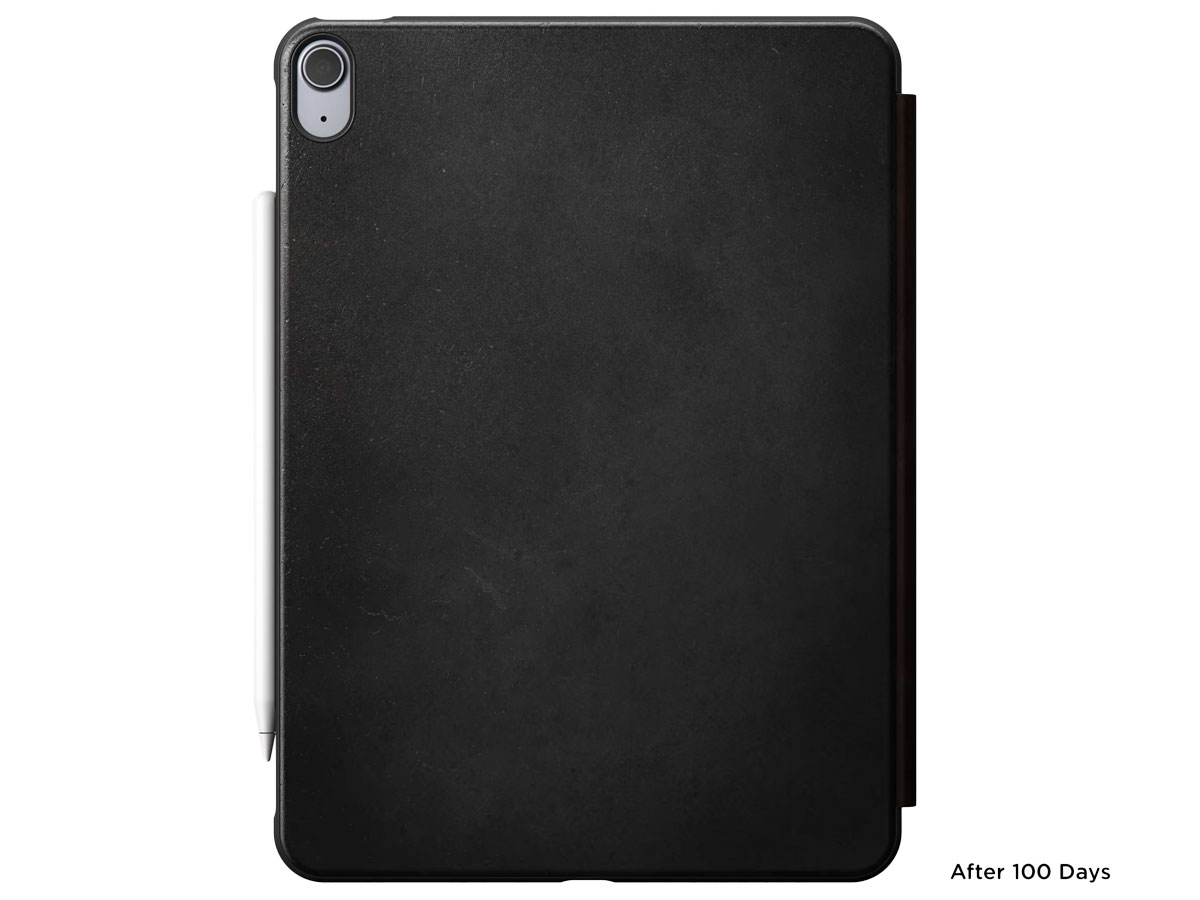 Nomad Modern Leather Folio Zwart - Leren iPad Air 4/5 hoesje