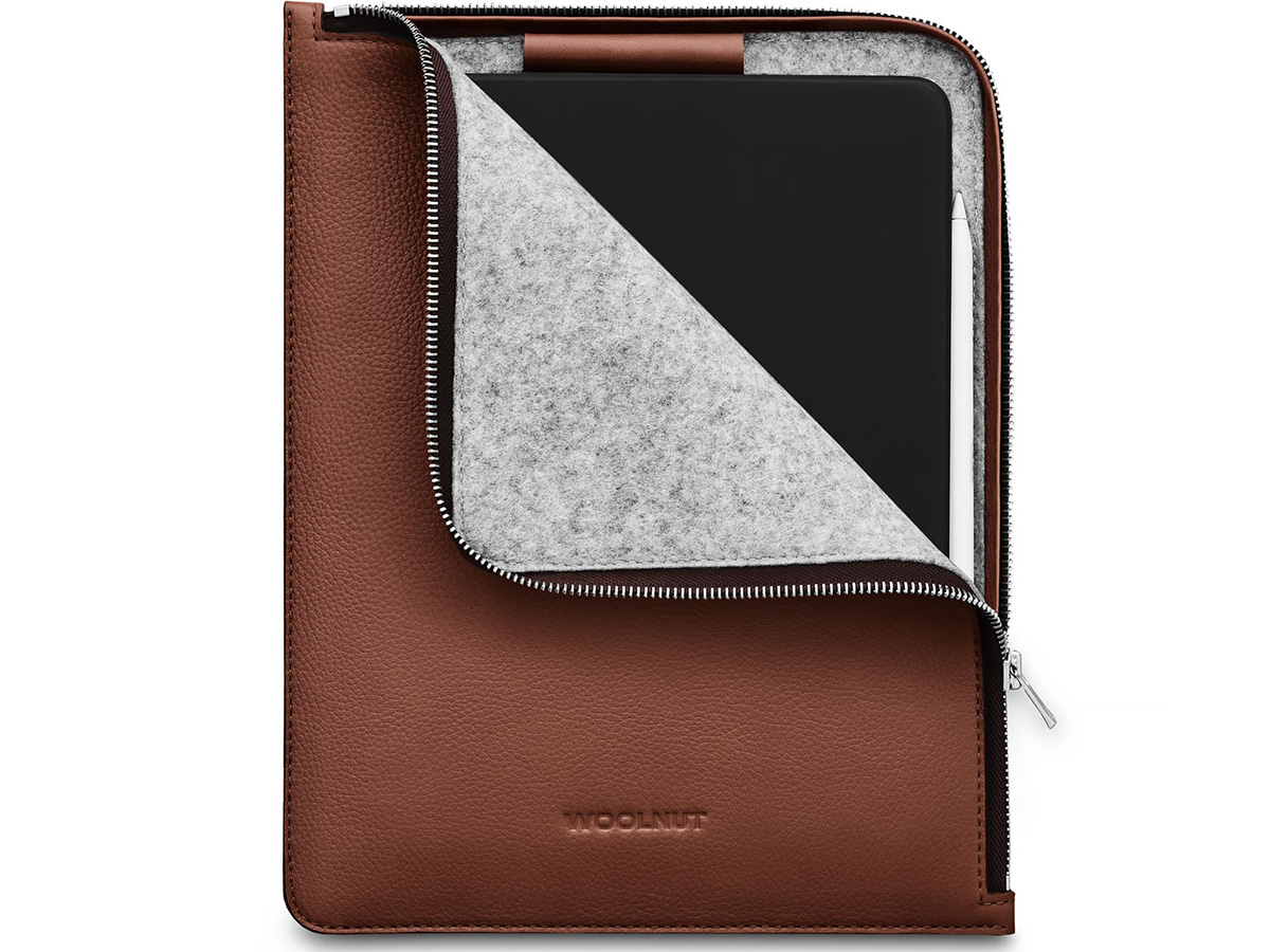 Woolnut Leather Folio Cognac - iPad Air 10.9/Pro 11 Sleeve
